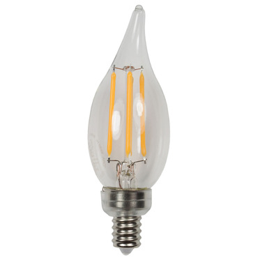 Candelabra Filament E12 Base 3.5W 120V 2700K 90CRI 10-PACK | Brilliance at Lightology Candelabra Filament E12 Base 3.5W 120V 2700K 90CRI 10-PACK