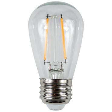 S14 Edge Filament Med Base 1W 12V 3000K 95CRI Single Bulb | Brilliance at Lightology S14 Edge Filament Med Base 1W 12V 3000K 95CRI Single Bulb