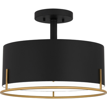 Chalfont Semi Flush Ceiling Light | Quoizel at Lightology Chalfont Semi Flush Ceiling Light