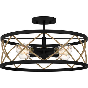 Cedar Park Semi Flush Ceiling Light | Quoizel at Lightology Cedar Park Semi Flush Ceiling Light