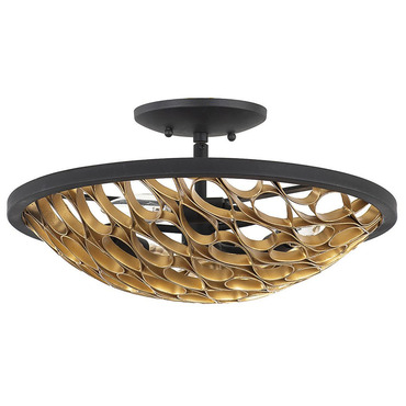Ventura Semi Flush Ceiling Light | Savoy House at Lightology Ventura Semi Flush Ceiling Light