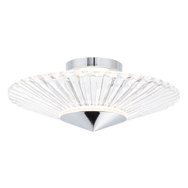 Origami Semi Flush Ceiling Light | Schonbek Signature at Lightology Origami Semi Flush Ceiling Light