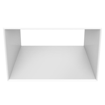 ECO 3IN Square Fixed Flangeless Downlight Trim | CSL at Lightology ECO 3IN Square Fixed Flangeless Downlight Trim
