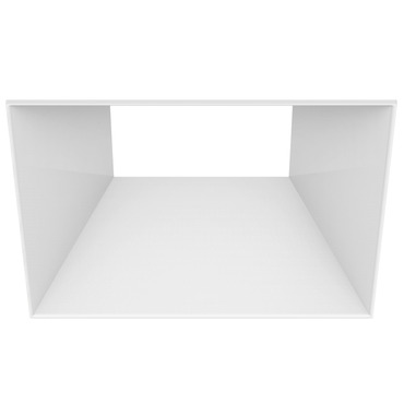 ECO 5IN Square Fixed Flangeless Downlight Trim