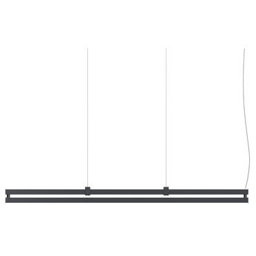 Duplo Linear Up and Downlight Pendant | and/Costa at Lightology Duplo Linear Up and Downlight Pendant