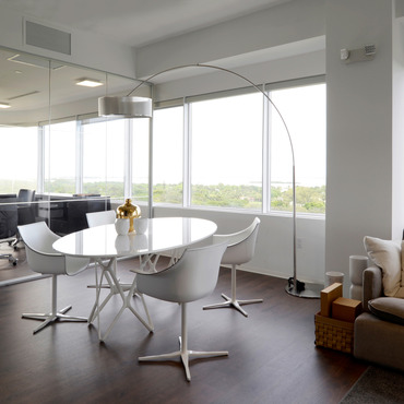 Steel Arc Floor Lamp