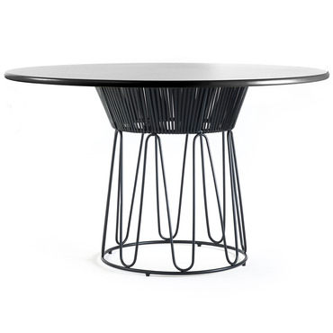 Circo Leather Dining Table | Ames at Lightology Circo Leather Dining Table