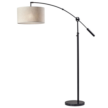 Adler Arc Floor Lamp | Adesso Corp. at Lightology Adler Arc Floor Lamp