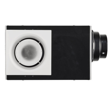 AP Recessed Square Exhaust Fan w/ Light and Humidity Sensor | Aero Pure at Lightology AP Recessed Square Exhaust Fan w/ Light and Humidity Sensor