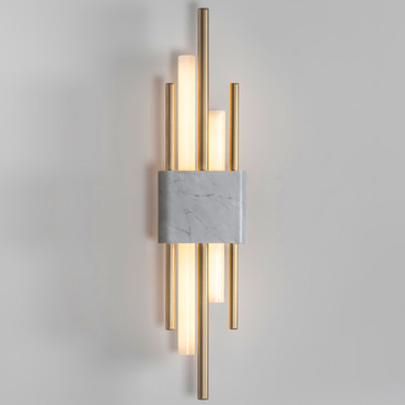 Tanto Double Wall Sconce | Bert Frank at Lightology Tanto Double Wall Sconce