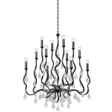 Aveline Chandelier | Corbett Lighting at Lightology Aveline Chandelier