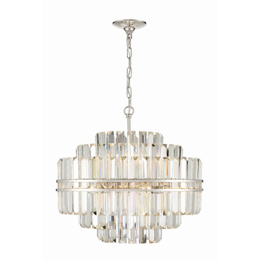 Hayes Chandelier | Crystorama at Lightology Hayes Chandelier