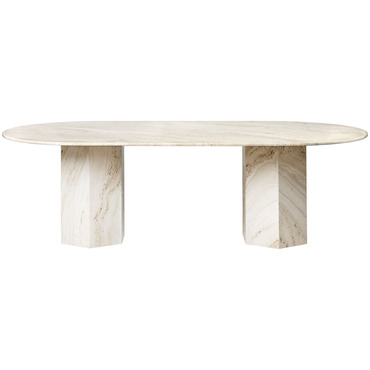Epic Elliptical Dining Table | Gubi at Lightology Epic Elliptical Dining Table