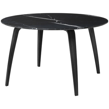 Gubi Marble Top Round Dining Table | Gubi at Lightology Gubi Marble Top Round Dining Table