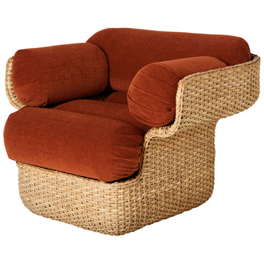Basket Lounge Chair | Gubi at Lightology Basket Lounge Chair