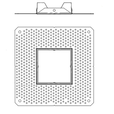 ECO 3IN Square Flangeless Mud-In Plate