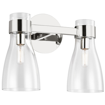 Moritz Clear Bathroom Vanity Light | Visual Comfort Studio at Lightology Moritz Clear Bathroom Vanity Light