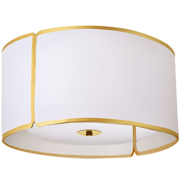 Notched Drum Ceiling Light