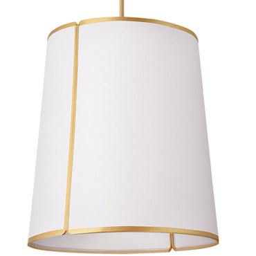 Notched Tapered Pendant | Dainolite at Lightology Notched Tapered Pendant