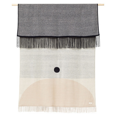 Aymara Cream Pattern Fringe Blanket | Form & Refine at Lightology Aymara Cream Pattern Fringe Blanket