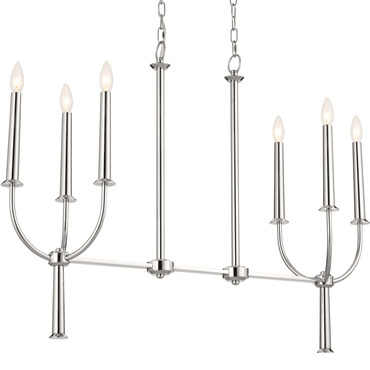 Florence Linear Chandelier | Kichler at Lightology Florence Linear Chandelier