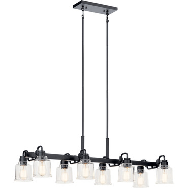 Aivian Linear Chandelier | Kichler at Lightology Aivian Linear Chandelier