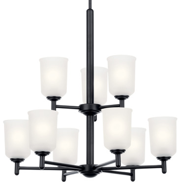 Shailene Two Tier Chandelier | Kichler at Lightology Shailene Two Tier Chandelier