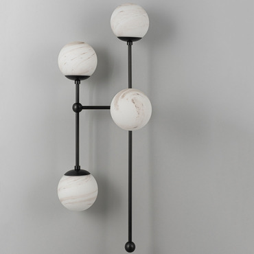 Armstrong Tall Wall Sconce | Schwung Home at Lightology Armstrong Tall Wall Sconce