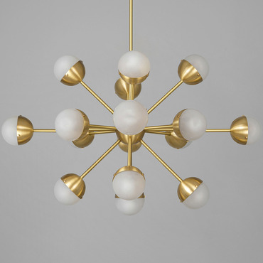 Molecule Spark Oval Chandelier | Schwung Home at Lightology Molecule Spark Oval Chandelier