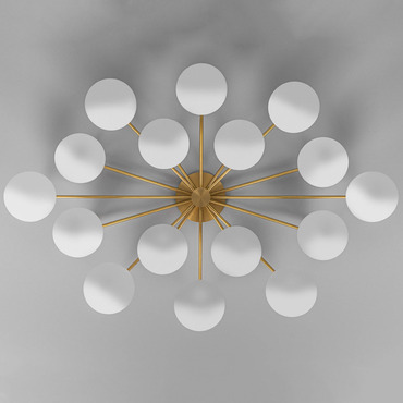 Orion Oval Chandelier | Schwung Home at Lightology Orion Oval Chandelier