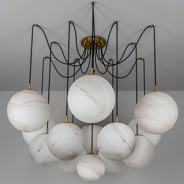 Spider Chandelier | Schwung Home at Lightology Spider Chandelier