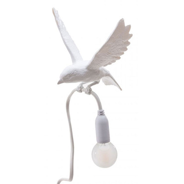Sparrow Landing Clamp Table Lamp w/USB | Seletti at Lightology Sparrow Landing Clamp Table Lamp w/USB