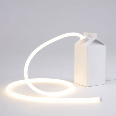 Milk Glow Portable Table Lamp | Seletti at Lightology Milk Glow Portable Table Lamp
