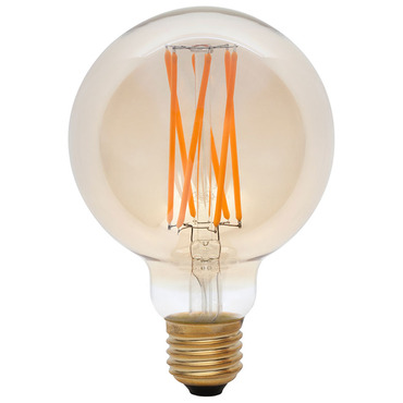 Elva Filament Globe Med Base 6W 120V 2200K 95CRI 2-Pack