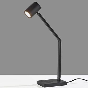 Newman Desk Lamp with Wireless Charging | Adesso Corp. at Lightology Newman Desk Lamp with Wireless Charging