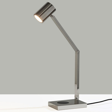 Newman Desk Lamp with Wireless Charging | Adesso Corp. at Lightology Newman Desk Lamp with Wireless Charging