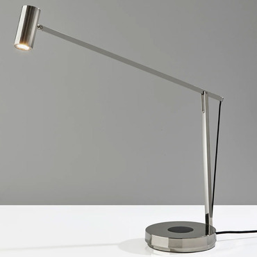 Turrell Desk Lamp with Wireless Charging | Adesso Corp. at Lightology Turrell Desk Lamp with Wireless Charging
