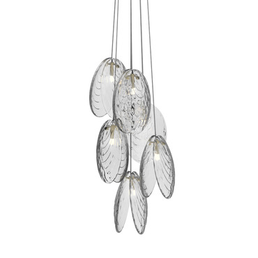 Mussels Multi Light Cluster Pendant - Floor Model