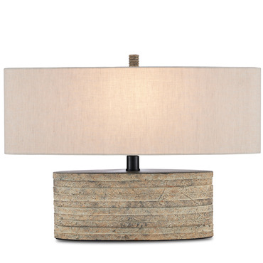 Innkeeper Oval Table Lamp | Currey and Company at Lightology Innkeeper Oval Table Lamp