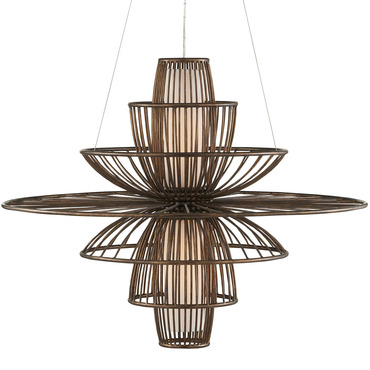 Benjiro Chandelier | Currey and Company at Lightology Benjiro Chandelier