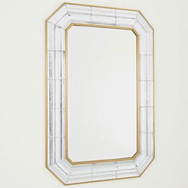 Cast Glass Mirror | Global Views at Lightology Cast Glass Mirror