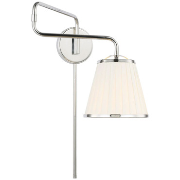Esther Swing Arm Plug-in Wall Sconce | Visual Comfort Studio at Lightology Esther Swing Arm Plug-in Wall Sconce