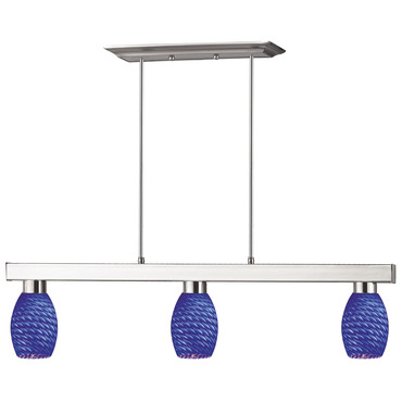 Players Linear Pendant with Glass Shade | Z-Lite at Lightology Players Linear Pendant with Glass Shade