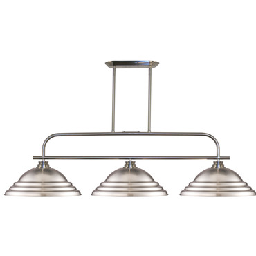 Annora Linear Multi-Light Pendant with Metal Shades | Z-Lite at Lightology Annora Linear Multi-Light Pendant with Metal Shades