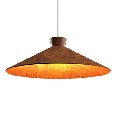 Conical Topper Wide Pendant