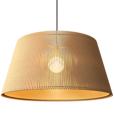 Living Hinges Taper Drum Pendant | Accord Iluminacao at Lightology Living Hinges Taper Drum Pendant