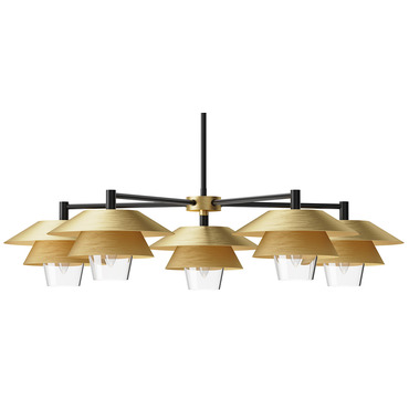 Tetsu Chandelier | Alora Mood at Lightology Tetsu Chandelier