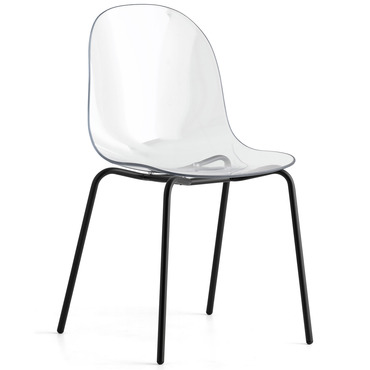 Academy Transparent Chair | Connubia at Lightology Academy Transparent Chair