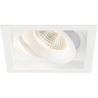 Amigo 6 inch SQ Adjustable Gimbal Trim / Remodel Housing | Eurofase at Lightology Amigo 6 inch SQ Adjustable Gimbal Trim / Remodel Housing