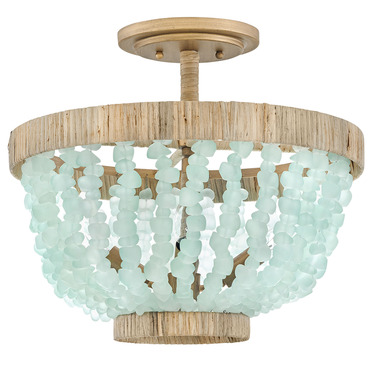 Dune Semi Flush Mount | Fredrick Ramond at Lightology Dune Semi Flush Mount